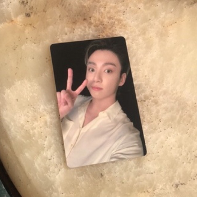 LD BE Deluxe Grammy M2U Jungkook PC Photocard BTS bangtan JK Lucky Draw blonde