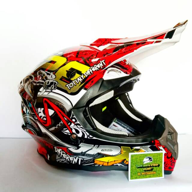 JPX HELM JPX CROSS X16 SILUMAN ULAR COBRA