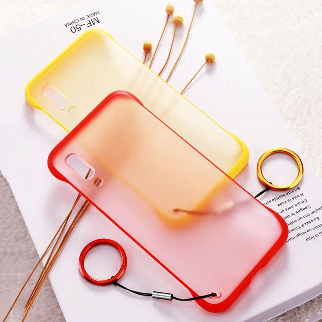 Casing iPhone XR | X/XS | XS Max Translucent Dove + Ring Hard Case