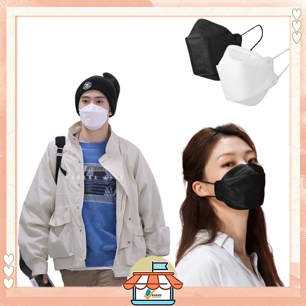RSB COD BEST SELLER Masker KF94 C Care 3 Ply Isi 10 Pcs Protective Mask Kesehatan 4Ply Masker Medis Korea 10Pcs