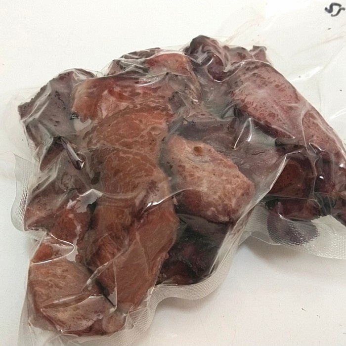 

Daging Asap - Sei Sapi Asap Full Daging - Kemasan Vakum - Uk. 500G + Sambal Luat