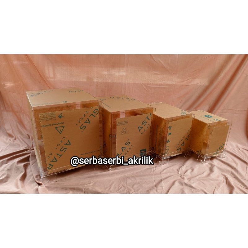 Kotak Hantaran/Kotak Seserahan/Box Hantaran 1 Set Isi 4/WAJIB CO LINK KAYU