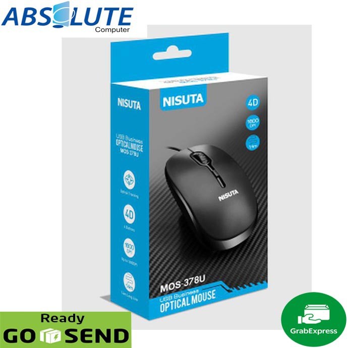 Mouse Nisuta 378u Original Bagus Kabel USB 378