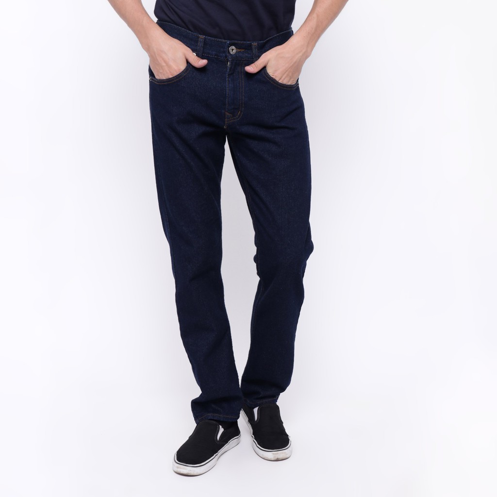 Edwin Celana  Jeans  Roma 05 Slim Fit Pria Panjang  Biru Tua 