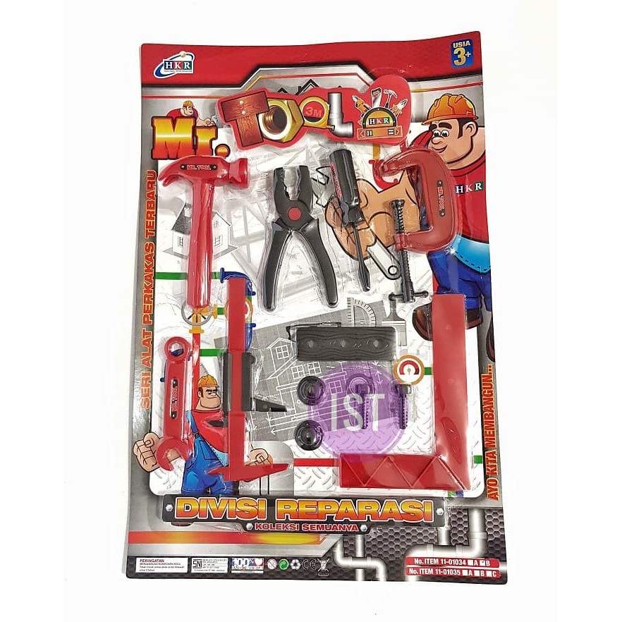 MWN.TOYS Mainan Tool Set Divisi Reparasi No.11-01034