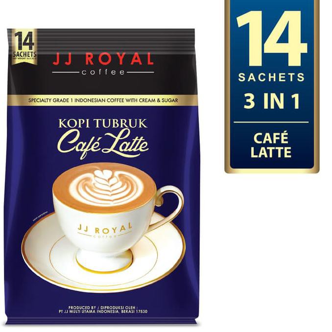 

Coffee/Kopi JJ Royal Kopi Tubruk Cafe Latte Bulk Bag 14 Sachets