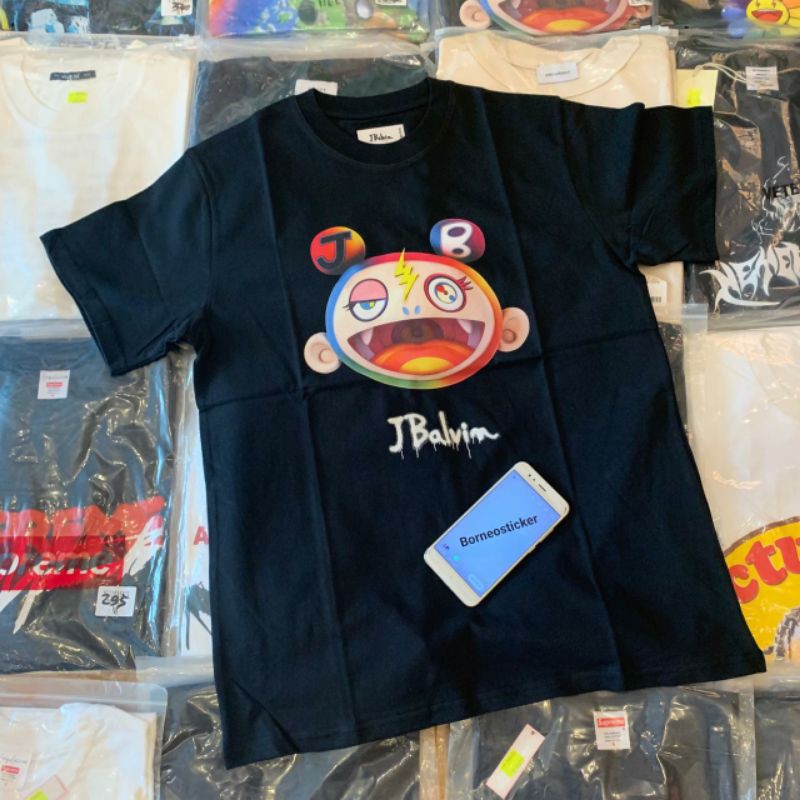 J BALVIN x TAKASHI MURAKAMI FACE T-SHIRT