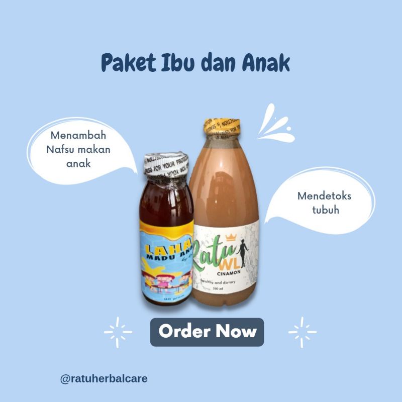 PAKET IBU DAN ANAK (RATU WL + MADU ANAK)