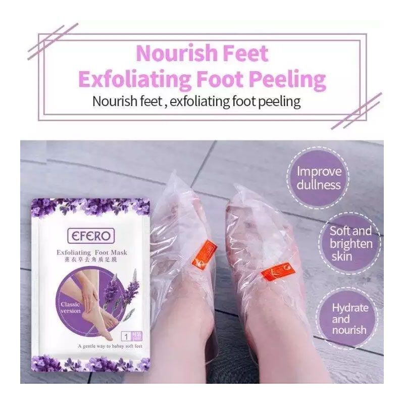 SALE MURAH EFERO Foot Mask Masker Kaki Pengelupas Kulit Mati &amp; Perawatan kaki Tumit