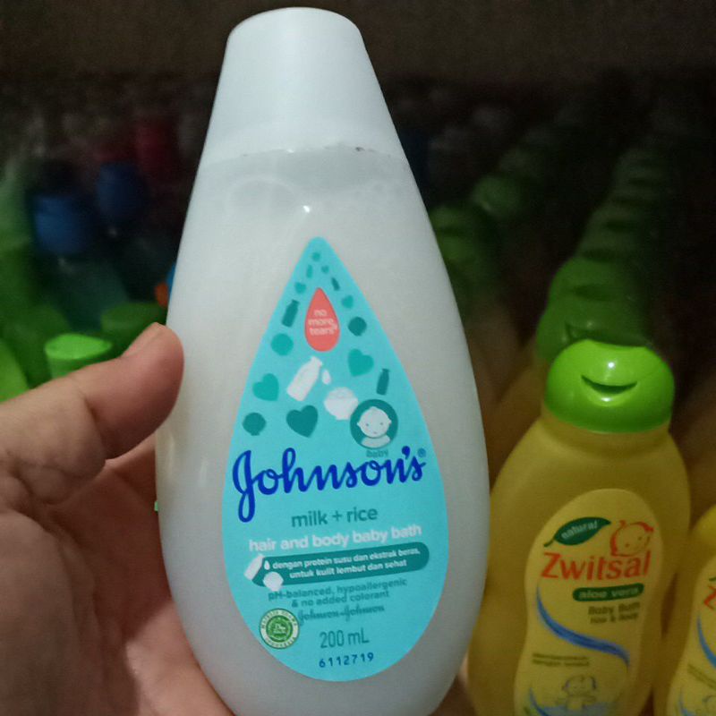 Jual Johnsons Baby Bath Milk + Rice 200ml Feb 2023 | Shopee Indonesia