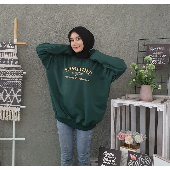 Sweater Wanita Grosir Berkualitas - Sporty life