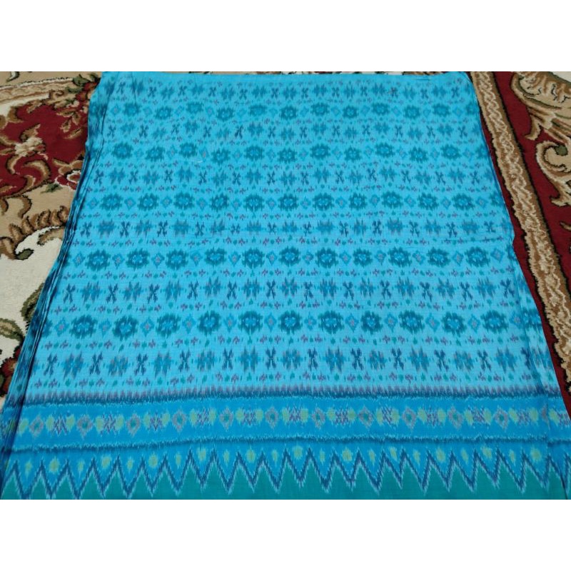 Tenun Palembang Bahan Blongket Sutra 50%