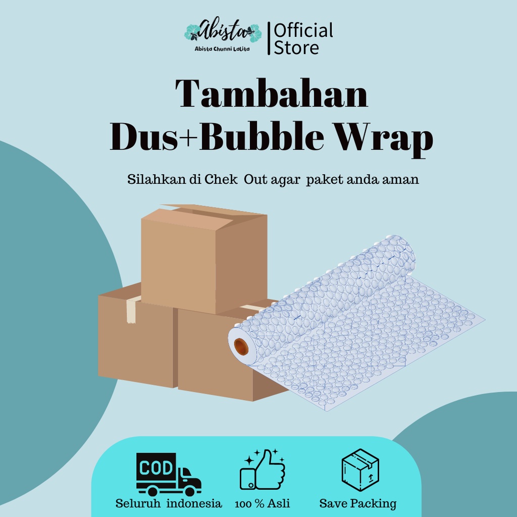 

bubble wrap atau dus