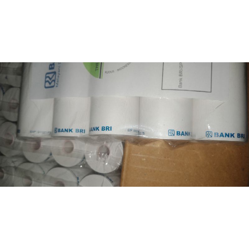 

Kertas Thermal Logo BRI termurah perDus (100 roll)