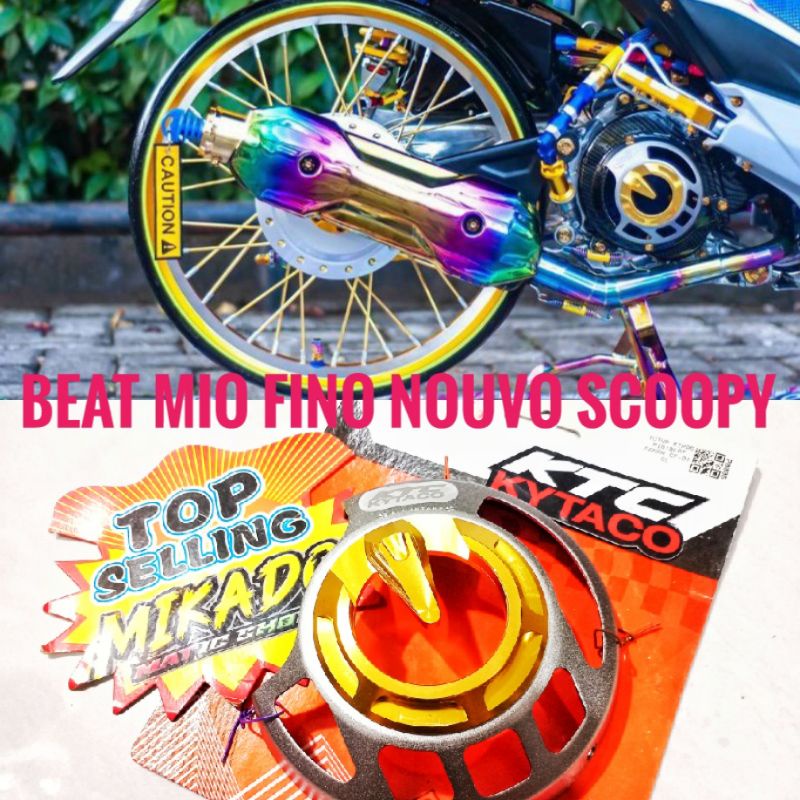 COVER KIPAS KTC CNC BEAT SCOOPY MIO FINO NOUVO TUTUP THAILAND