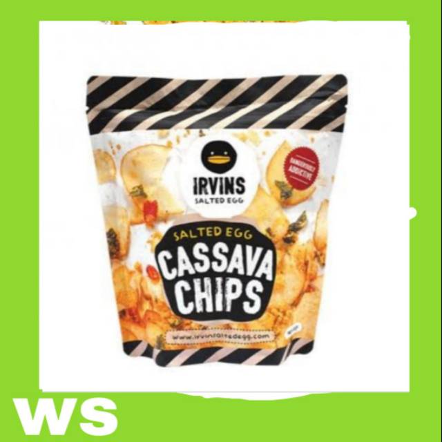 

IRVINS Salted Egg Singapure Cassava Chips SMALL 105g exp 17 Mei 2020