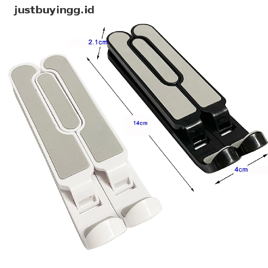 (Justbuyingg.Id) Stand Holder / Dudukan Laptop / Notebook / Tablet Model Lipat Portabel Adjustable