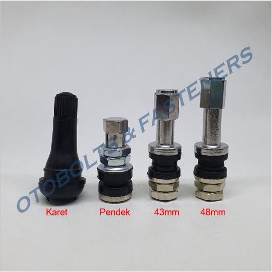 Pentil Tubles Pendek Mur Atas / Pentil Tubeless