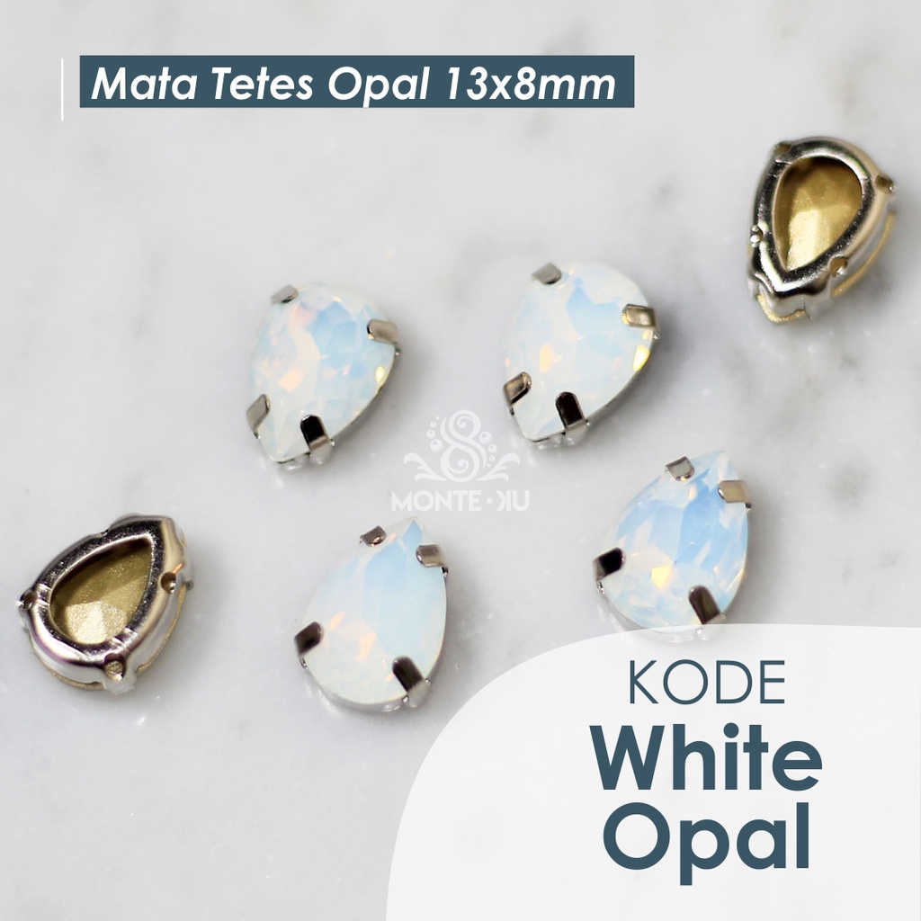 Monte Manik Mote Beads Borci Payet Mata Tetes Cangkang Doff Opal Mata Kristal Kecil Besar Murah bisa