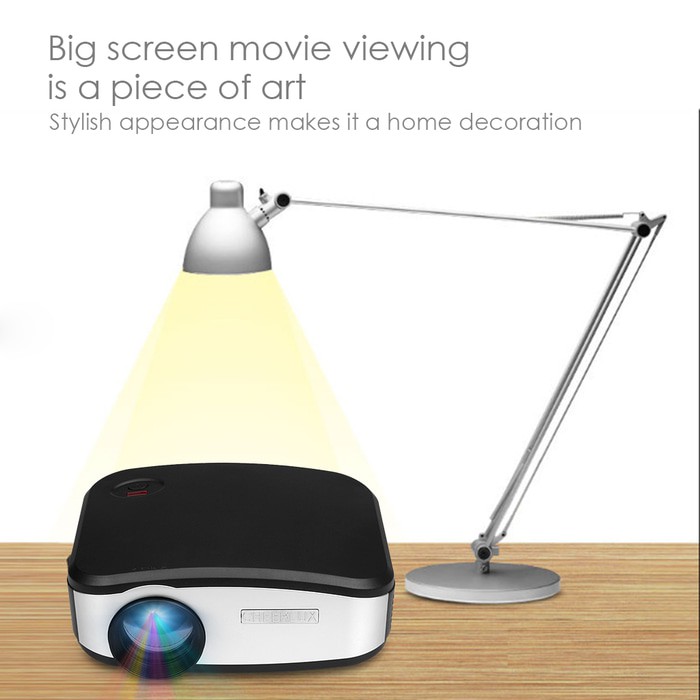 mini Projector CHEERLUX C6 Projektor Proyektor CHEERLUX C6 LED 1200 lumen tv tuner murah terbaik