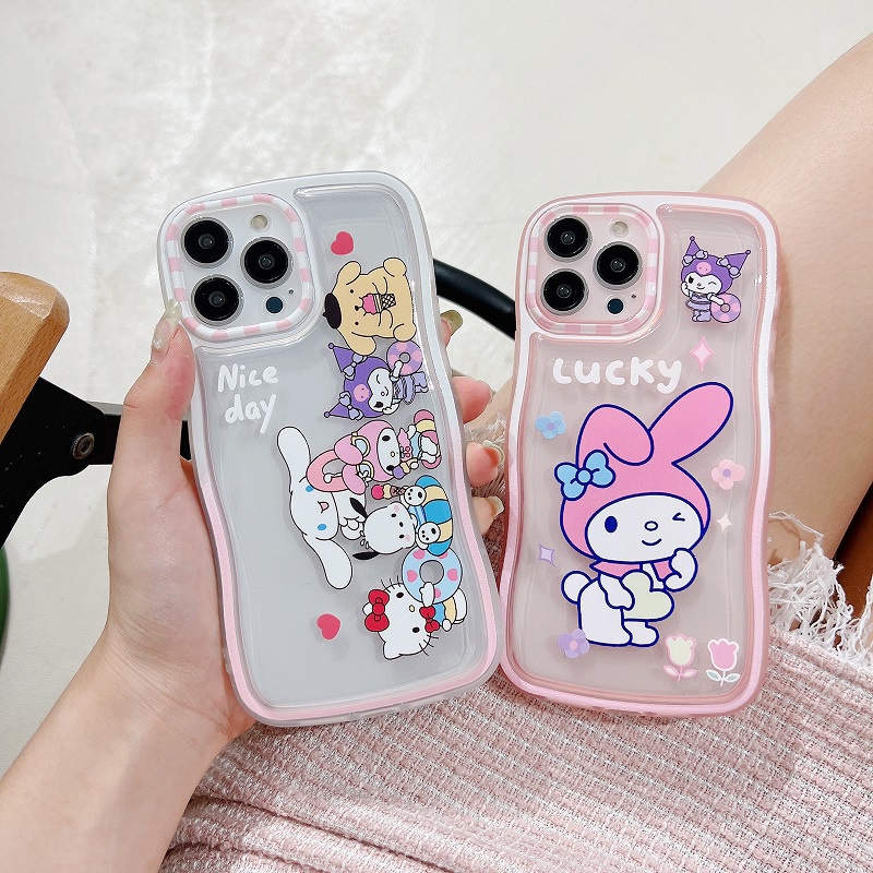 Kulomi Case Motif Kartun Perempuan Tahan Jatuh Untuk iPhone 13 Pro max 12 11 favorite