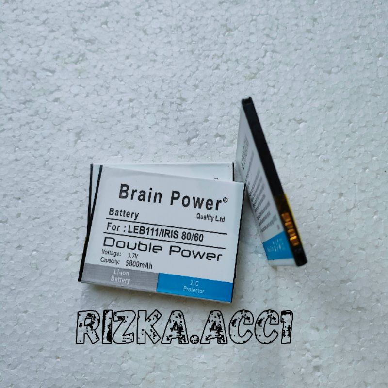 Baterai Batre Lava iris 820 80 60 65 LEB111 LEB 111 Brain Power Battery Batrai Hp