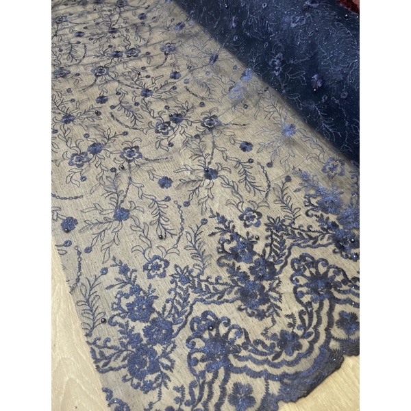 Tulle Bordir Motif J-040