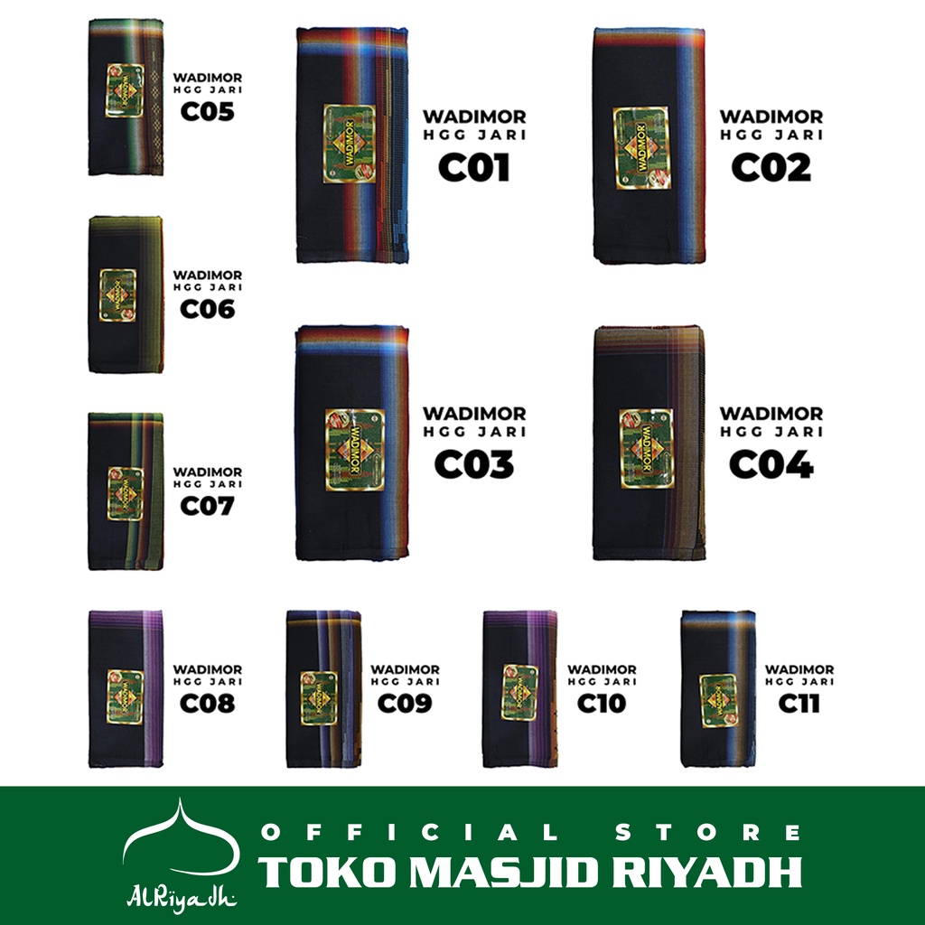 Sarung Wadimor Motif Hujan Gerimis Gunungan Jari