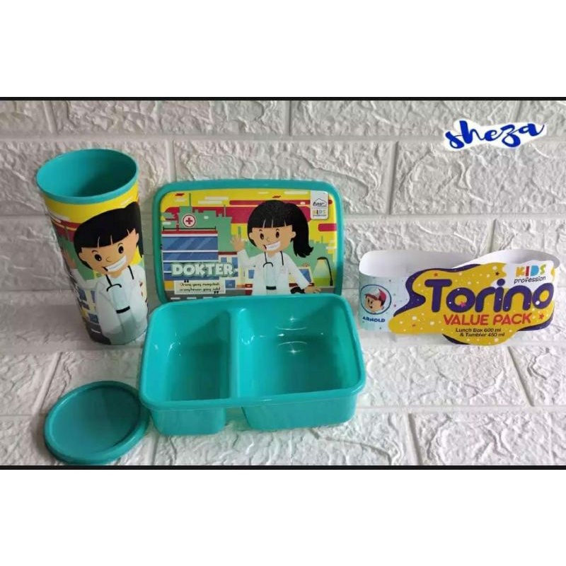 Kotak Bekal Set Torino/Kotak makan set Torino