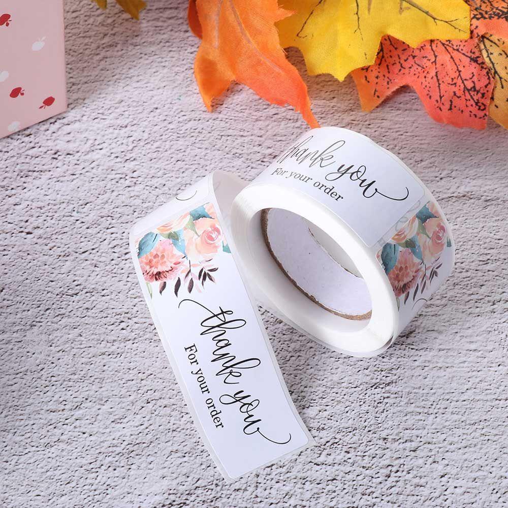 Suyo Stiker Label Tulisan Thank You Handmade Untuk Dekorasi Pesta