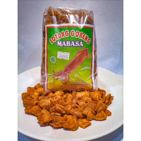 Aneka cemilan makanan ringan Sotong goreng pedas/original, Basreng stik pedas/original, seblak ceker 500gr-1