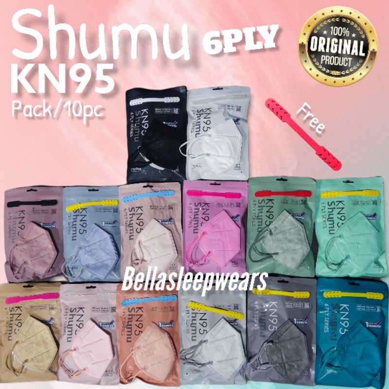 SHUMU KN95 6PLY - MASKER KN95 SHUMU  6PLY  KEMENKES MEDICAL GRADE -  ORIGINAL