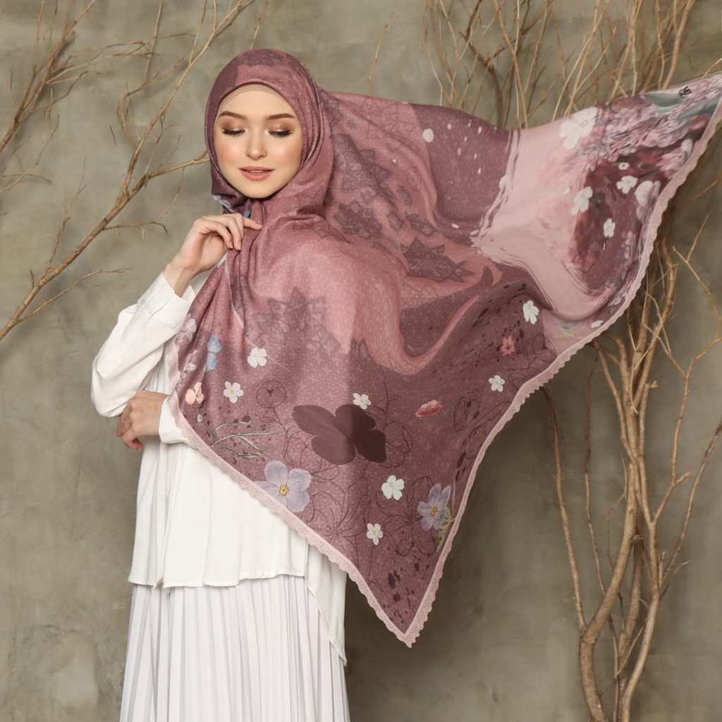 Hijab Wanita Peony Scarf By ZR Fashion