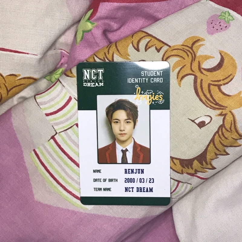 id card b2s back to school renjun 2019 [BOOKED]