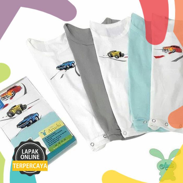 Jual Aruchi Jumper Bayi Singlet Boy Isi 5Pcs Jaminan Mutu