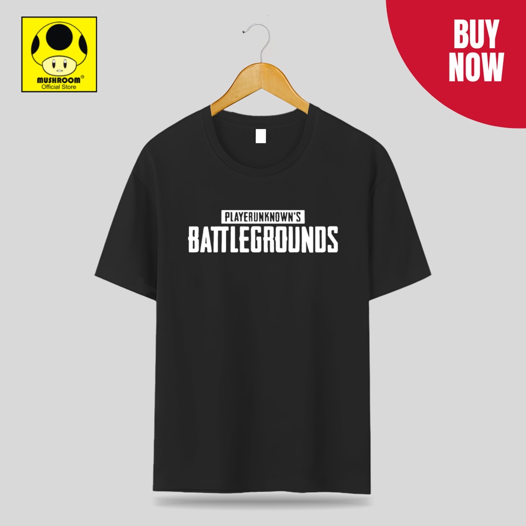 KAOS DISTRO PUBG FONT COTTON PREMIUM 100% SABLON PLASTISOL
