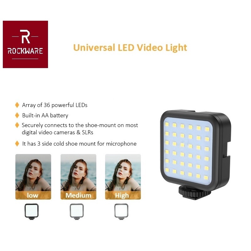 ROCKWARE PK-771 - Paket Vlogging Set Video Recording Livestreaming Kit