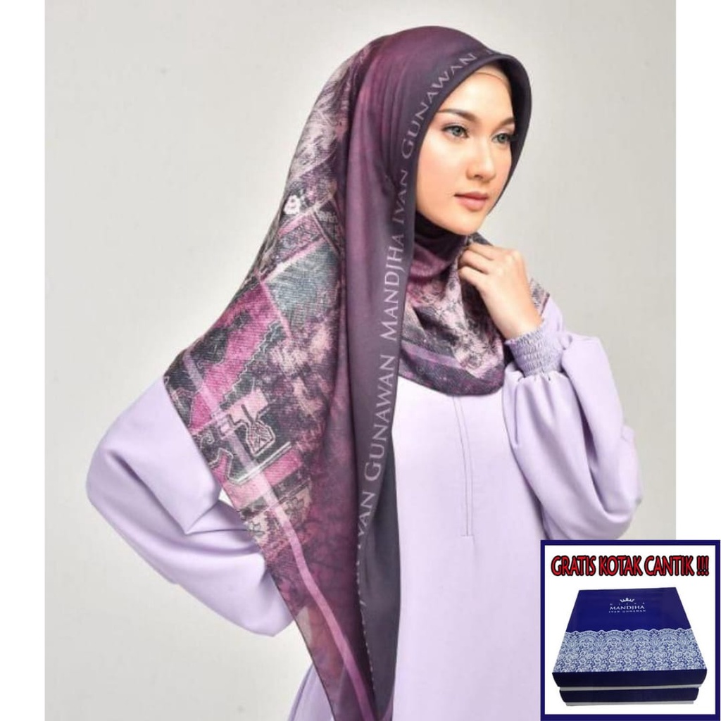 MANDJHA Milan Purple by Ivan Gunawan - Original Hijab