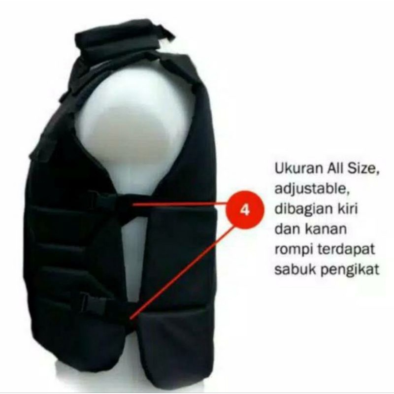 ROMPI SEPEDA MOTOR SAKATSU ANTI AIR TEBAL WATERPROOF ROMPI PELINDUNG DADA