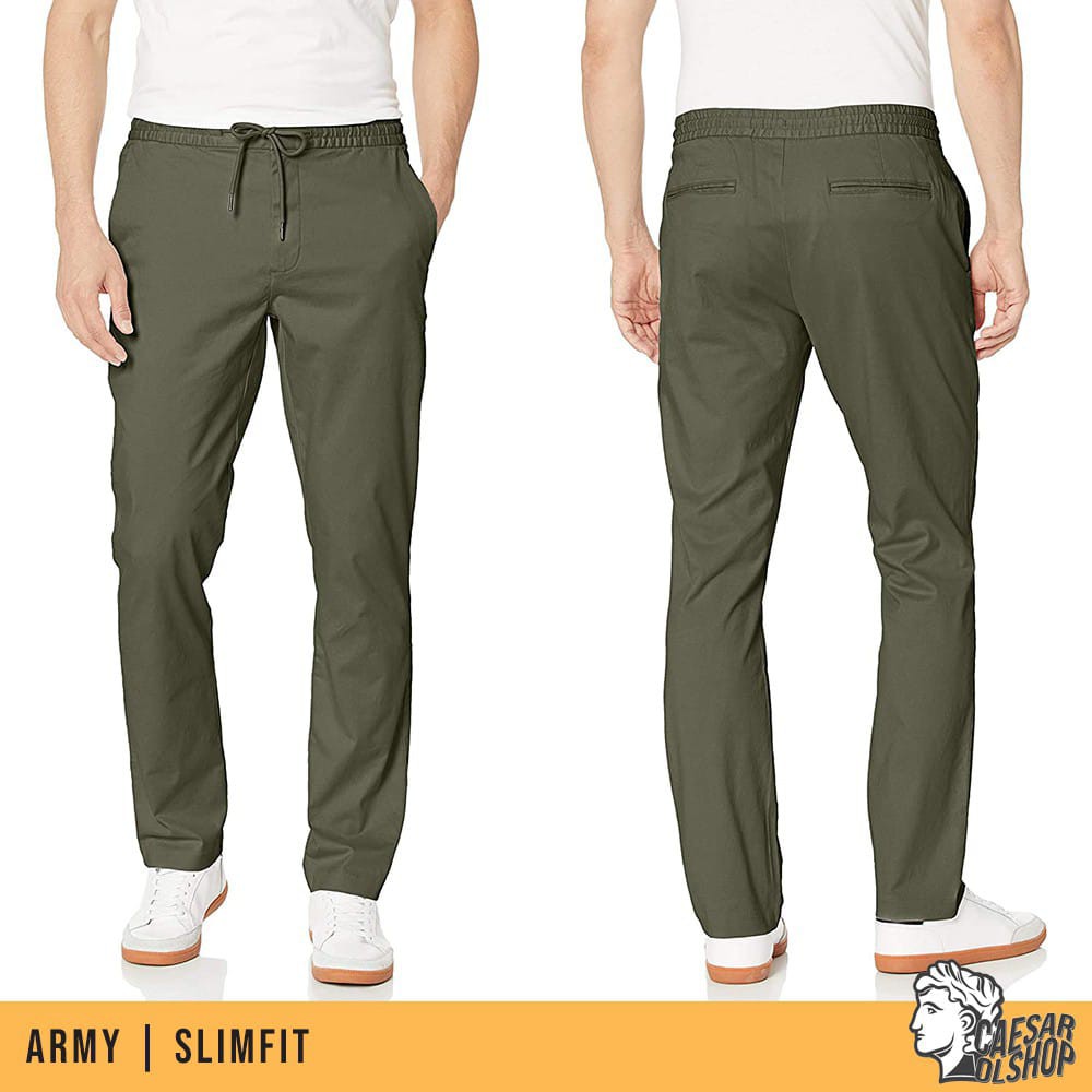 Celana jogger Panjang formal pria | Celana pants jogger karet