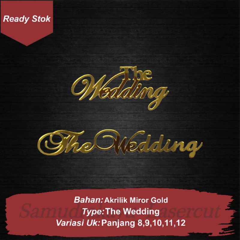 THE WEDDING PERNIK MAHAR (MIROR GOLD)