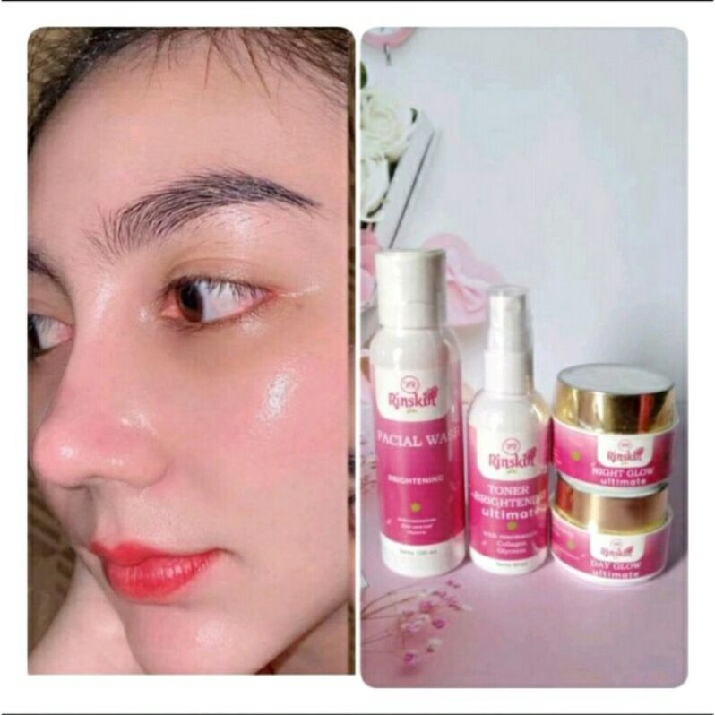 NR Glow Rjn Skincare krim pemutih wajah glowing BPOM