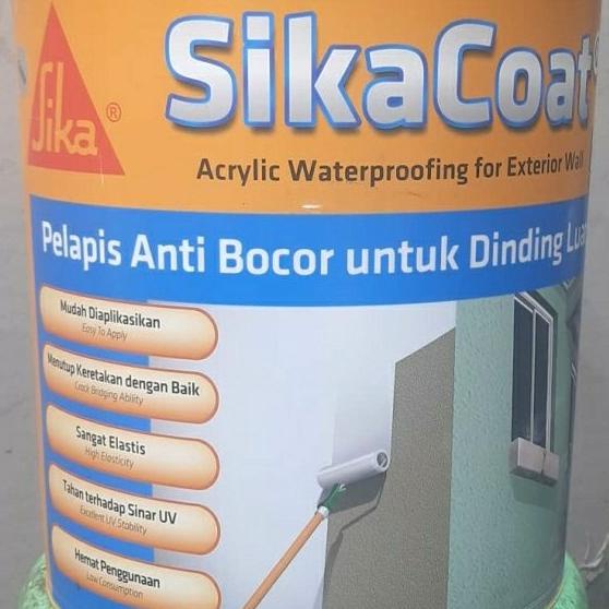 Sika Coat 20kg/pail Pelapis Anti Bocor untuk Dinding luar dan Atap