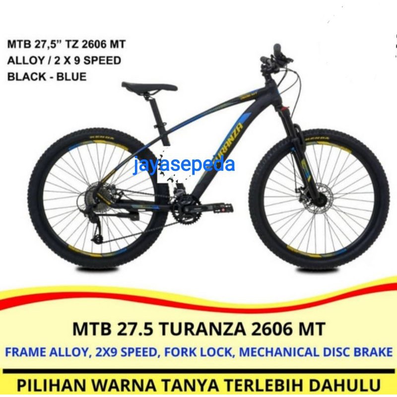 sepeda mtb 27.5 turanza alloy