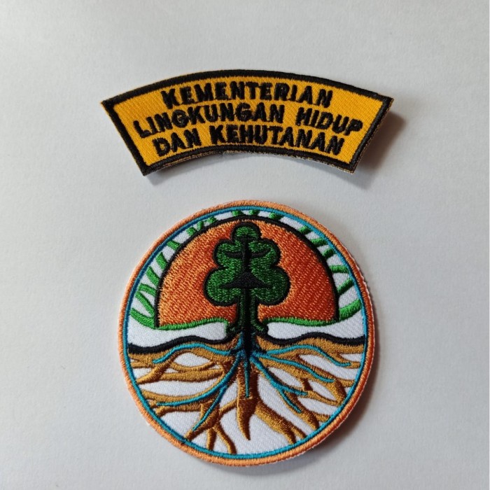 Ht50B21T10dse Atribut Logo Seragam Pdh Kementerian Lingkungan Hidup & Kehutanan Klhk - 1 Set W0R01Gg