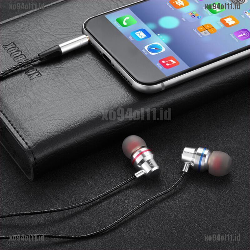 (Xo 'Cod) Earphone In Ear stereo heavy bass Dengan Fitur noise Canceling Dan Kabel