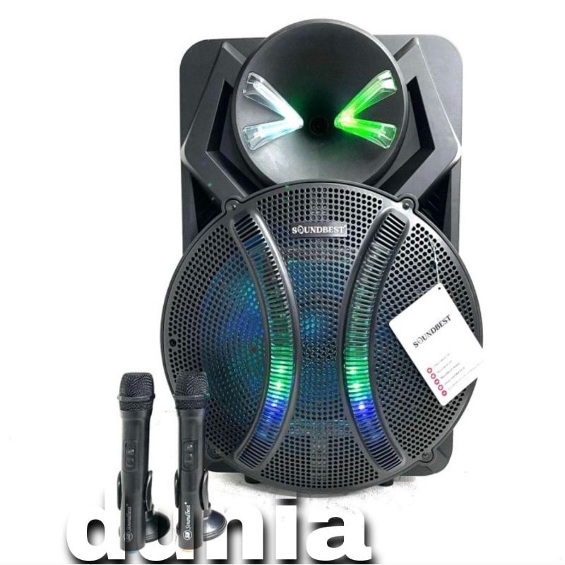 Speaker Portable Wireless Soundbest FT 18 Evolution Original 18 inch Bluetooth