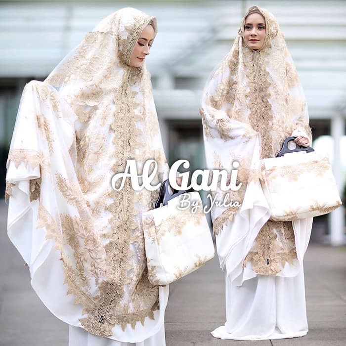 Diskon !!! Azurra Shop Mukena Ashanty By Al Gani Mukena Dewasa Fashion Muslim Murah