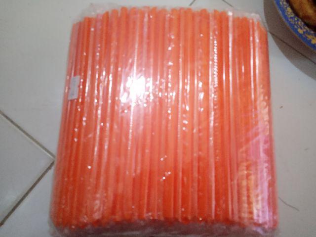 Sedotan Orens Kemasan 6mm Lancip 500pc