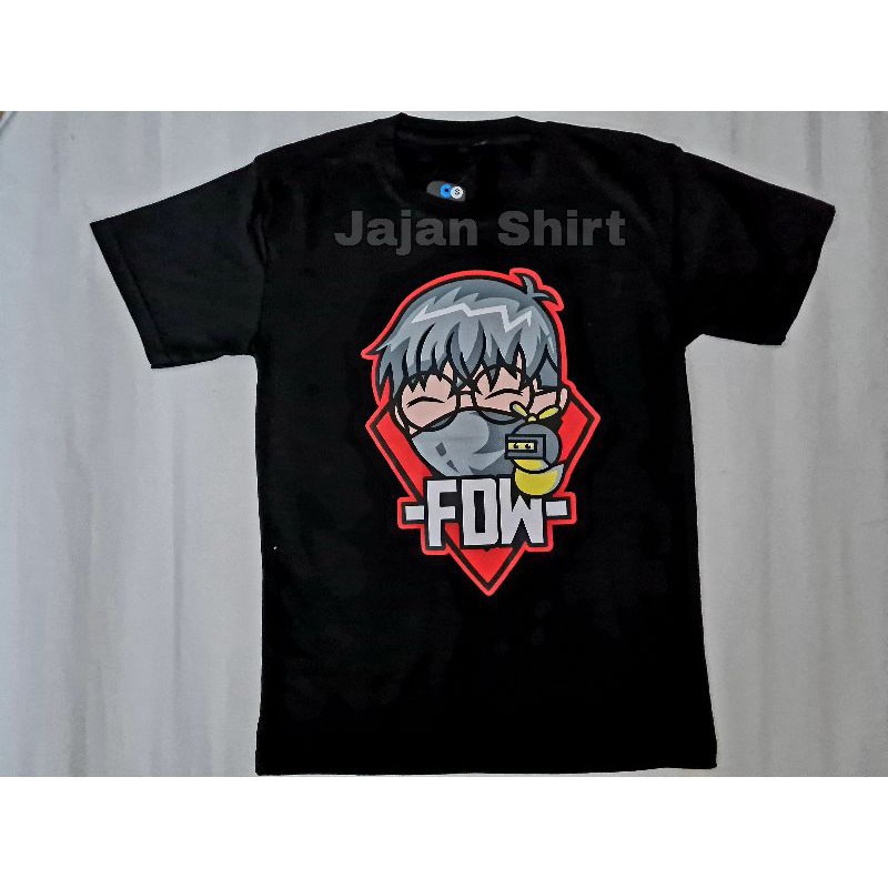 KAOS FREE FIRE FDW LOGO / KAOS ANAK / KAOS OBLONG / KAOS FF / KAOS FREE FIREE